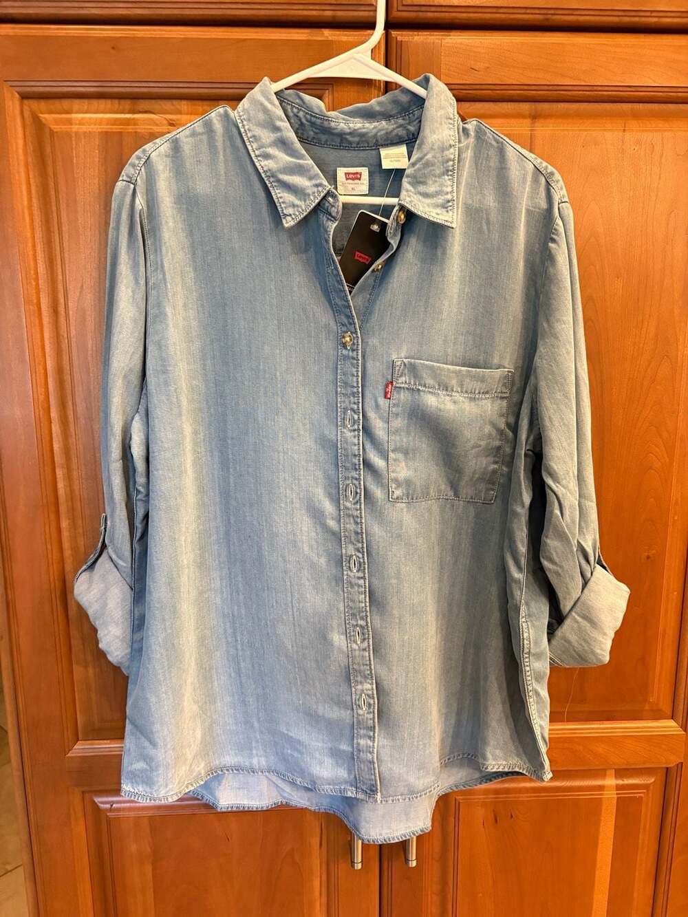 Levi’s Womens Darlene Utility Shirt - Blue XL